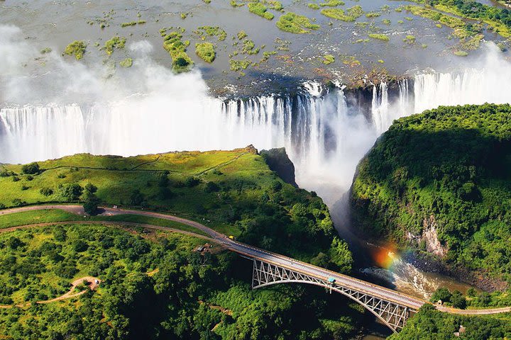 Victoria Falls Guided Tour with Hotel Pickup image