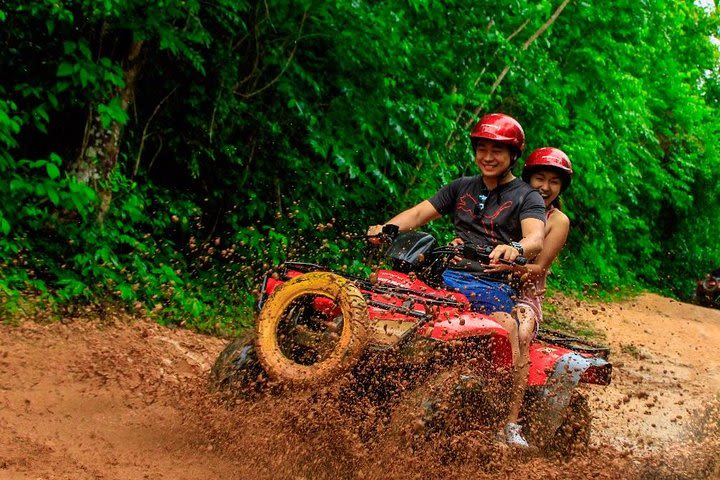 Enjoy an adrenaline day from Cancun with Atvs, Ziplines and a Cenote swim day image