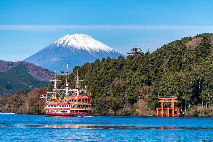 Mt Fuji and Hakone 1-Day Bus Tour return by Bullet Train (Shinkansen) image