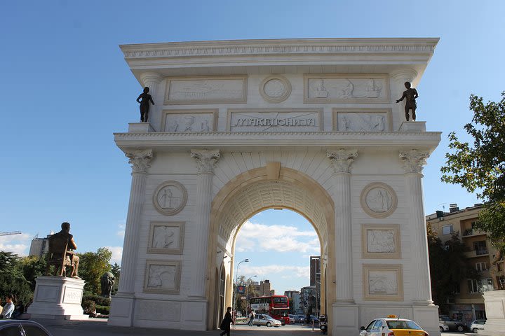 Skopje Old and New Private Half-Day Walking Tour image