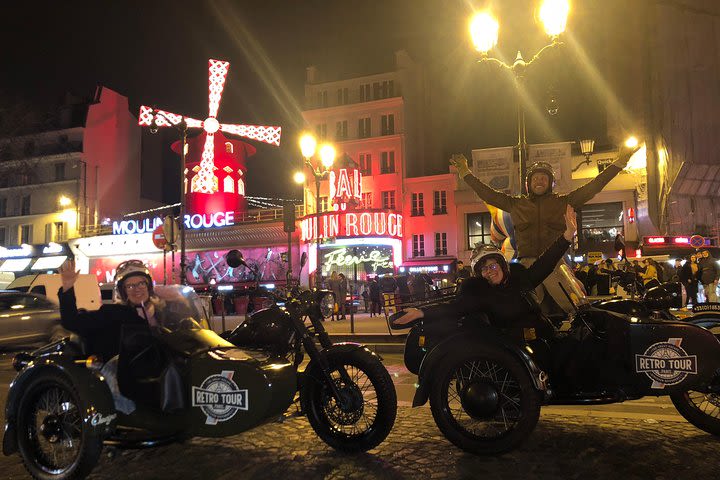 Private Visit of Paris By Night : Romantic Tour on a Sidecar URAL image