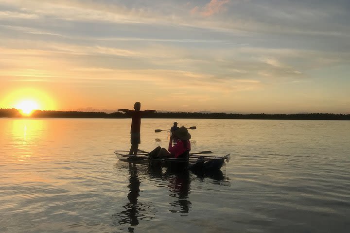 Sunset Clear Kayak Tour image