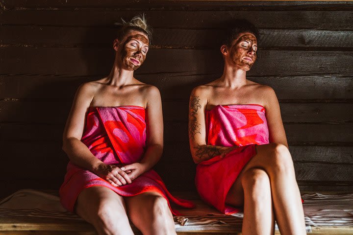 Finnish Sauna and Snow Swimming image