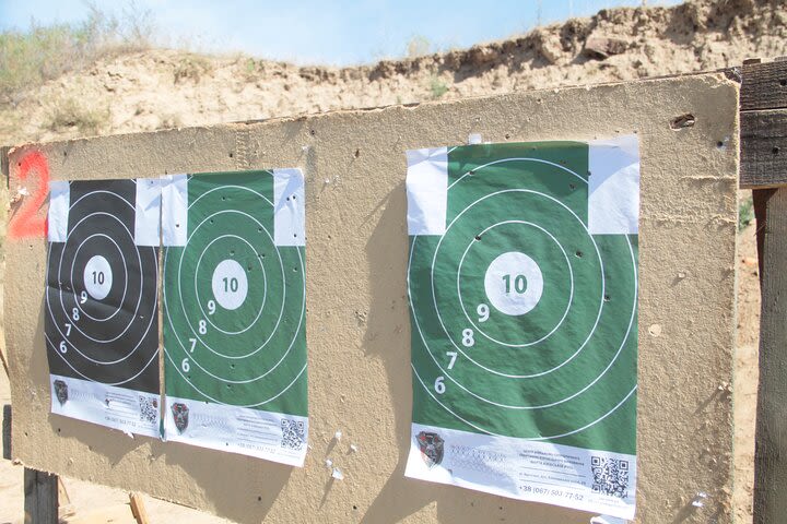 Outdoor gun shooting in Kiev image