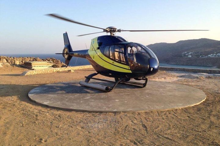 Private Helicopter Transfer: Folegandros to Mykonos image