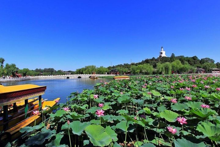 Private Beihai Park boating JingShan Park Sunset Evening Mongolian hot pot Tour image