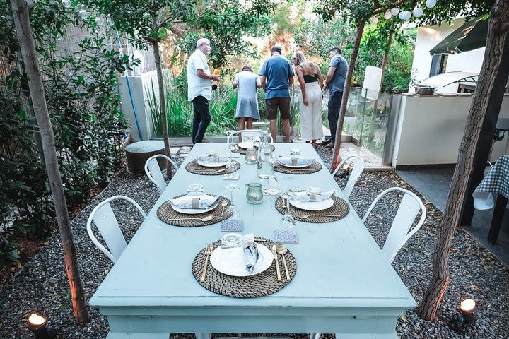 Traditional Greek dinner under the trees for private groups image