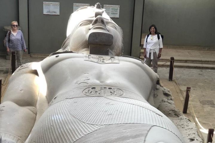 Giza Pyramids, Sphinx, Saqqara & Memphis Tour with Nile Dinner Cruise image