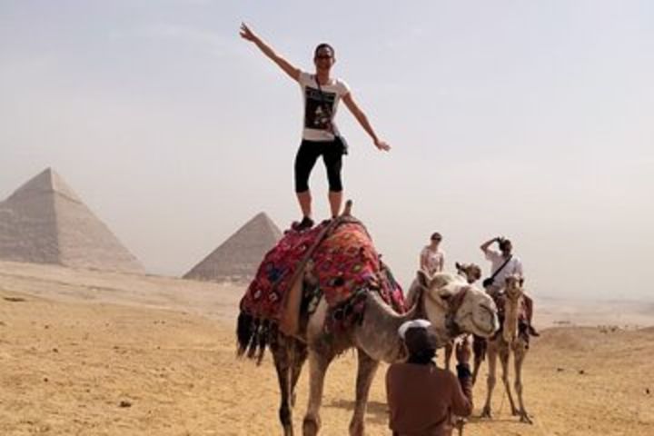 Private Full-Day Tour of Giza Pyramids Saqqara, Memphis & ATV with sunset image