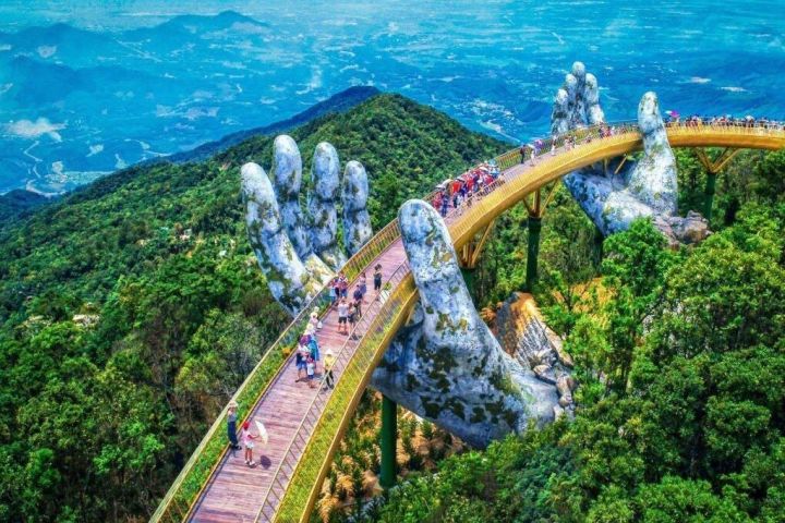 Marble Mountain Golden Bridge Ba Na Hills Tour image