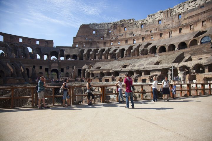 Colosseum Semi-Private Tour with Special Arena Floor Access image