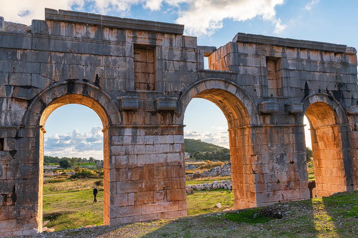 Tour to Oenoanda: Site of philosophie of the Epicurean, Diogenes of Oenoanda.  image