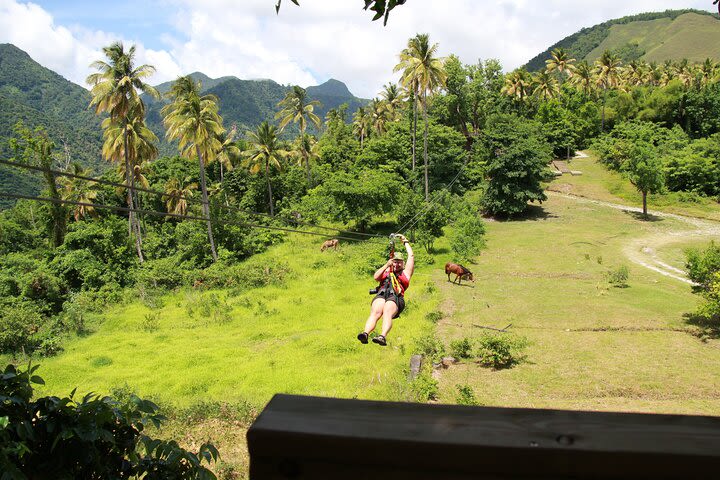 Soufriere Catamaran Excursion with Zip Lining from Castries image