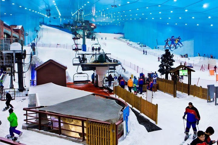 Snow Skiing, Dubai Mall Ice Rink packed Sightseeing Day Tour 3 in 1 for families image