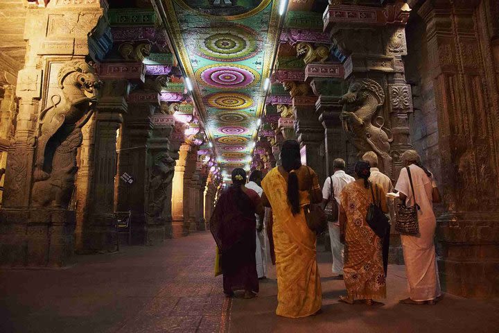 Night Ceremony in Madurai Meenakshi Amman Temple  image