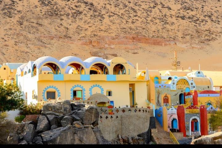 Nubian Village by Motorboat In Aswan  image