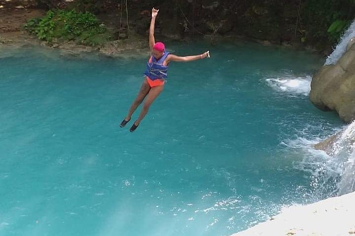 Blue Hole Secret Falls and River Tubing Private Tour image