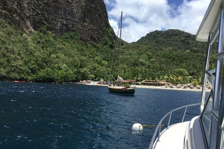 Private All Inclusive Speedboat to Soufriere with Lunch, Mud Bath & Waterfall image