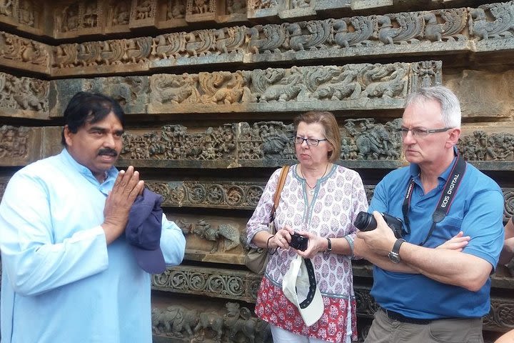 Magnificent temple architecture at Belur Halebid. Day trip from Bangalore image