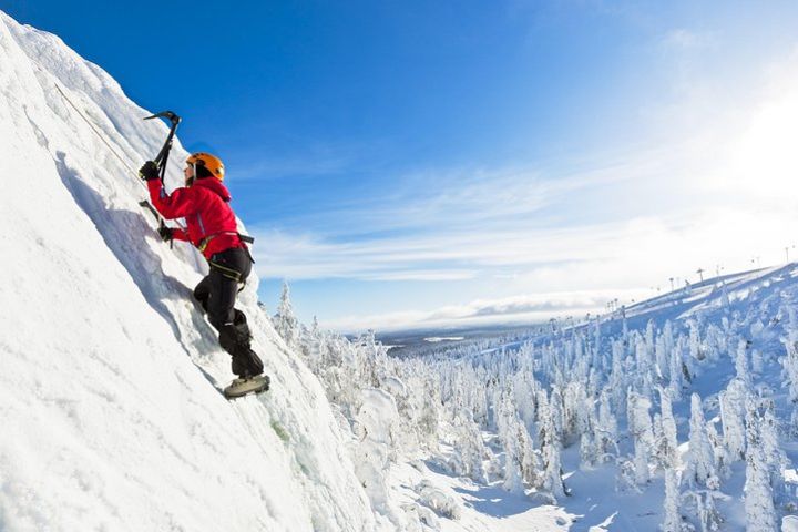 Ice Climbing in Ruka Ski resort image