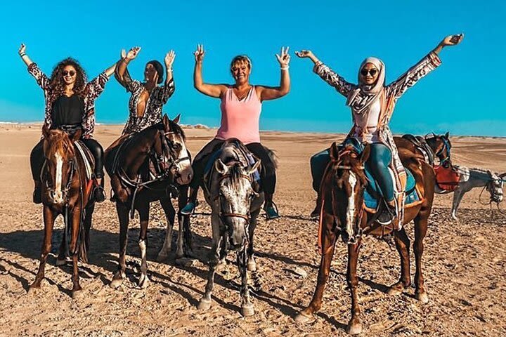 One Hour Horse Riding At The Amazing Desert - Hurghada image