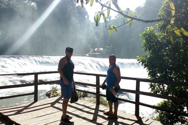 Palenque Archaelogical Site and Waterfalls  image