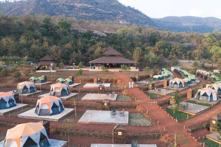 Floating tent camping at Kalote Lake image