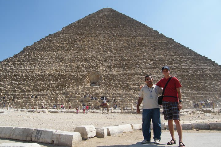 visit the pyramids of Giza + the necropolis of Saqqara + the Memphis site. image