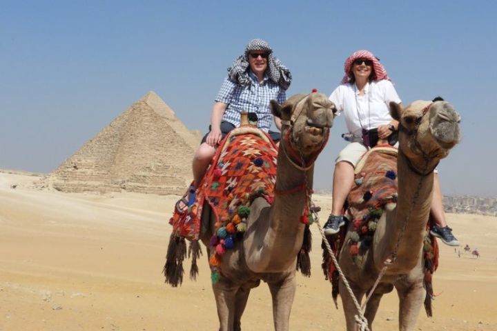 Guided Small-Group Day Tour to Great Pyramids and Egyptian Museum from Cairo image