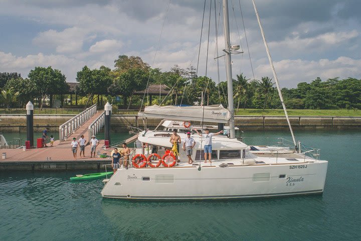 Singapore Sunset Cruise On A Luxury Catamaran image