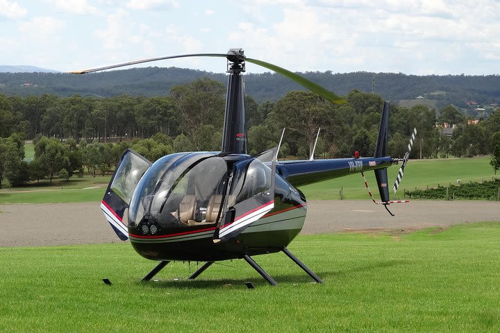 3-Hour Hunter Valley Scenic Helicopter Tour Including 3-Course Lunch from Cessnock image