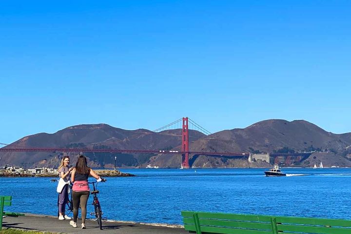 Early Bird Special: 2 hr GPS Guided eScooter Rental to Golden Gate Bridge image