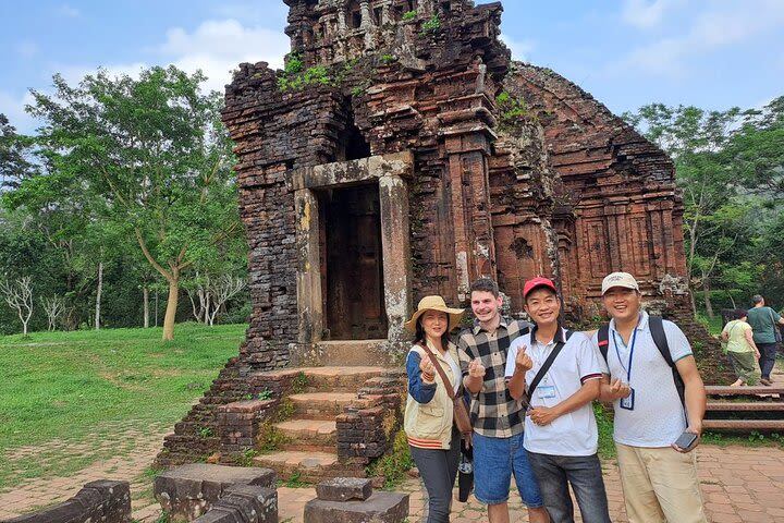 Marble Mountain & My Son temple full day tour from Hoian image