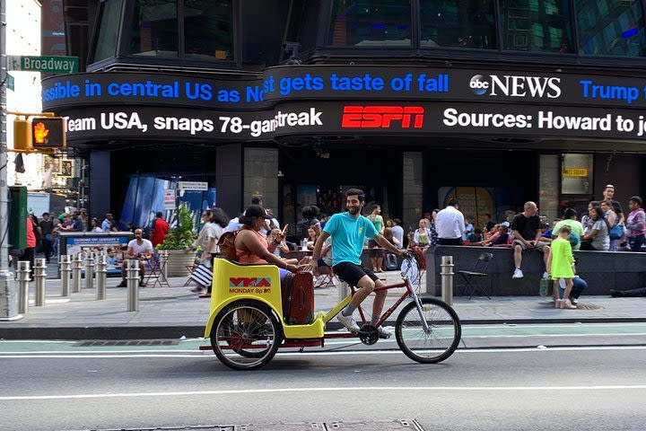  Pedicab Tour through Central Park, Rockefeller & Times Square  image