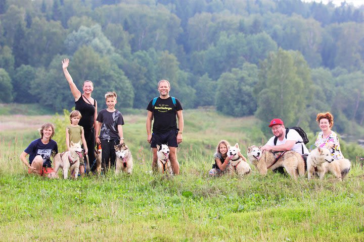 Moscow: Day tour with 120 Huskies (Dog-Trekking + Kayak option) image