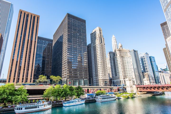 Art Deco Skyscrapers on The Riverfront image