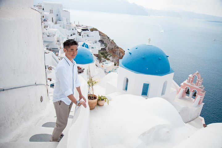 Santorini Private One Hour Photoshoot image