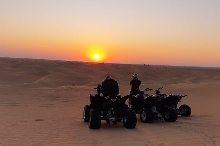 Sunset Quad Bike Tour (explore deep desert, and sunset in middle of desert) image