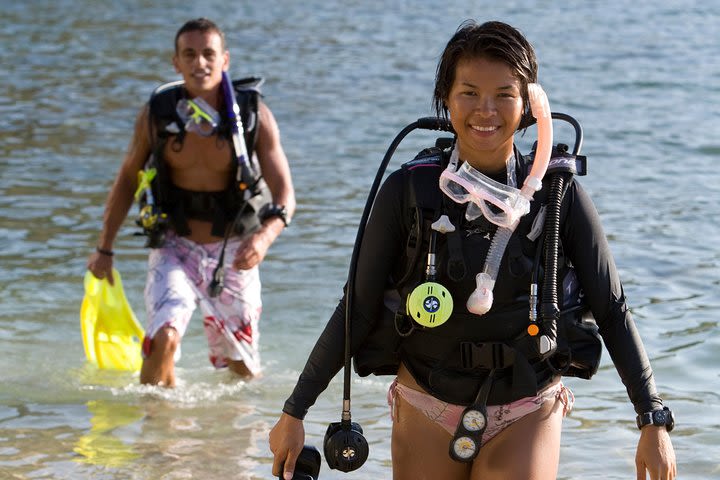 PADI Open water scuba certifiication course with beach dives  image