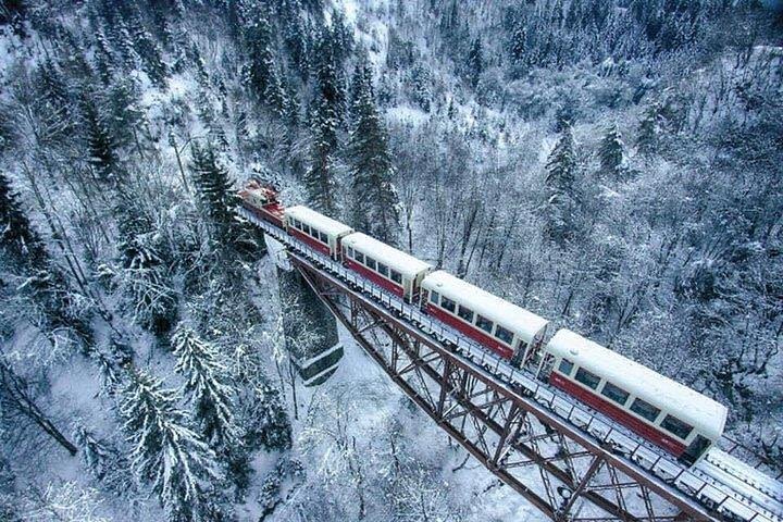 Tour from Tbilisi - To - || Borjomi | -- | Bakuriani || -- Caucasian mountains image