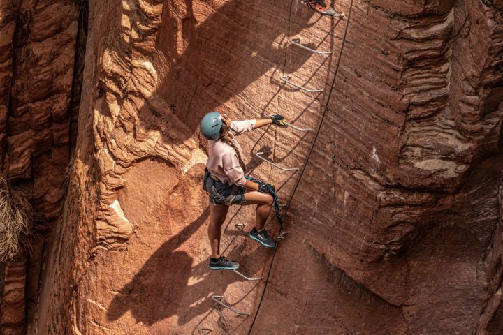 East Zion Via Ferrata & Rappelling Adventure image