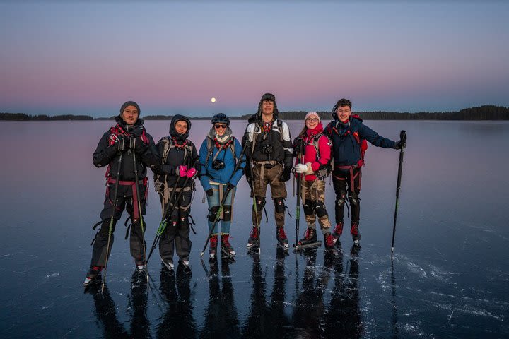 Full-Day Ice Skating On Natural Ice Experience in Stockholm image