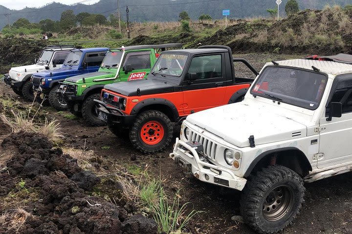 Batur Volcano Jeep Adventure - Explore The Black Lava of Mount Batur image