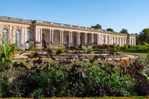 Pink marble palace of the Grand Trianon at Versailles