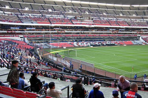 Football World Cup game at the Mexico City Stadium 4