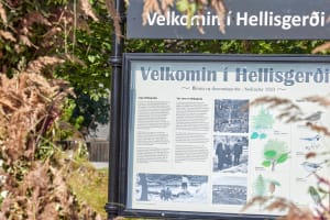 Close up of a sign 