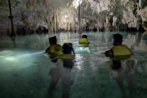 Private Cenote Underground River Exlporation 4