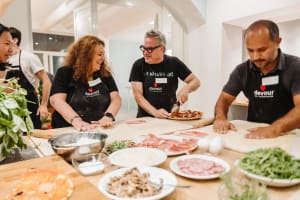 Rome Pizza Making Class in Trastevere with Tiramisù & Wine 4