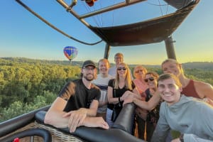 Sunset Hot Air Balloon Ride In Front Of Mt. Rainier 3