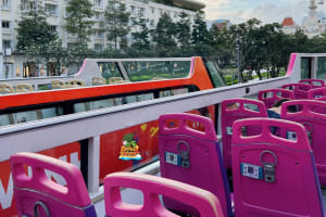 1HOUR TRIP AROUND HO CHI MINH CITY (SAIGON) ON THE DOUBLE DECKER BUS 3